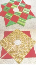 Simple String Tree Skirt quilt pattern by Connie Ewbank of Butterfly Stitches