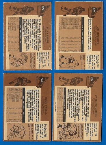 1975-76 OPC 75-76 O PEE CHEE NHL HOCKEY CARD ERROR & VARIATION 265-396 SEE LIST - Picture 251 of 311