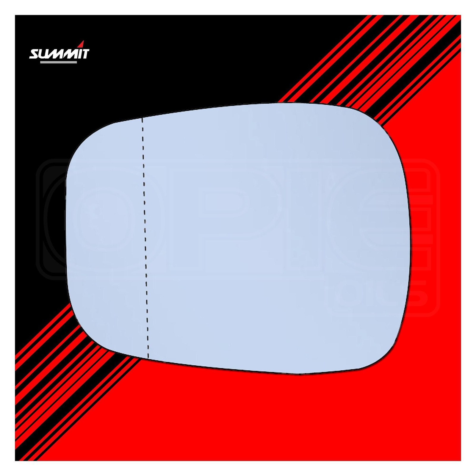 Wide Angle Replacement Mirror Glass - Summit ASRG-832