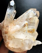 180g Natural Lemurian Quartz Lemuria Crystal &Pyramid Phantom U308