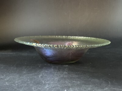 Glaskunst Irisierende Schale; Joska Studio Design; Signiert Joska 87