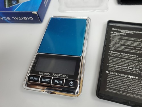 Digital Pocket Scale DS-16 0.01g x 100g with 100g 10g Standard Weights - Picture 2 of 9