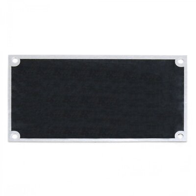 Blank Data ID identification Serial Number Plate Tag 4 x 2.25 Muscle Car Hot Rof