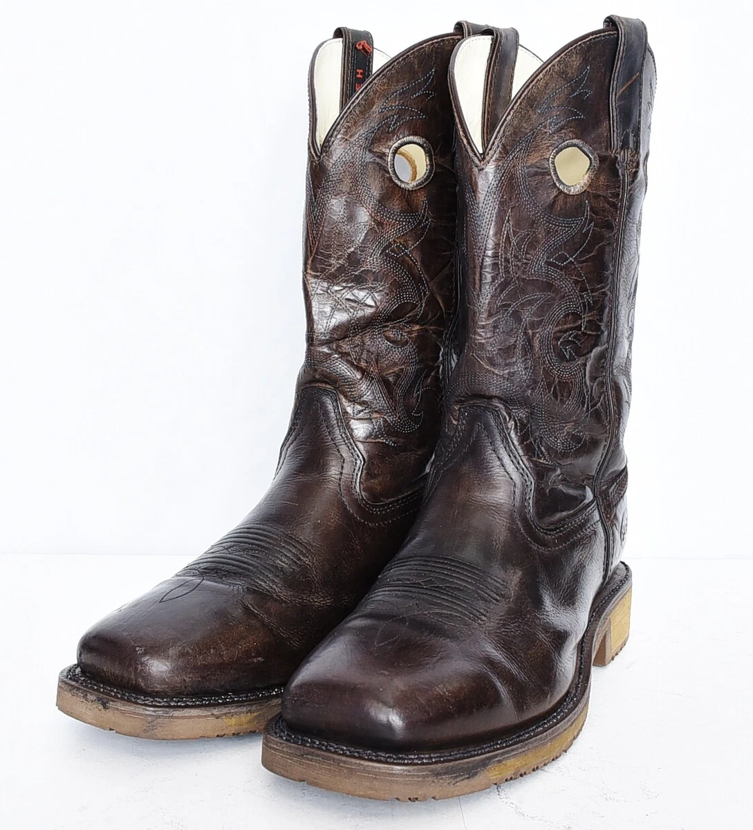 Double h wide square toe boots hotsell