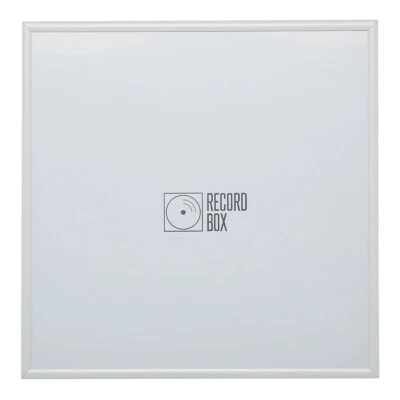 Record Box - Vinyl Frame - 12" Vinyl Frame - Aluminium White