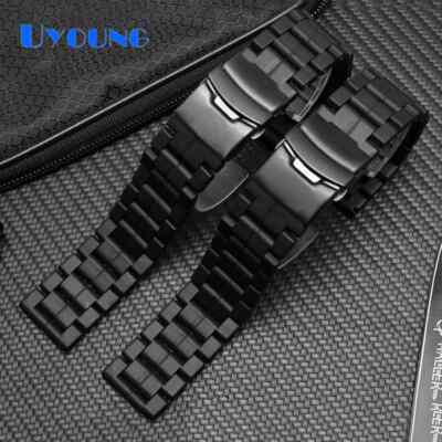 23mm Carbon Fibre Watch Band Strap For Luminox 3051 Seaman Bracelet Black + Tool