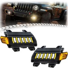 Front Fender LED Turn Signal Light Replacement for Jeep Wrangler JL 2018-2025