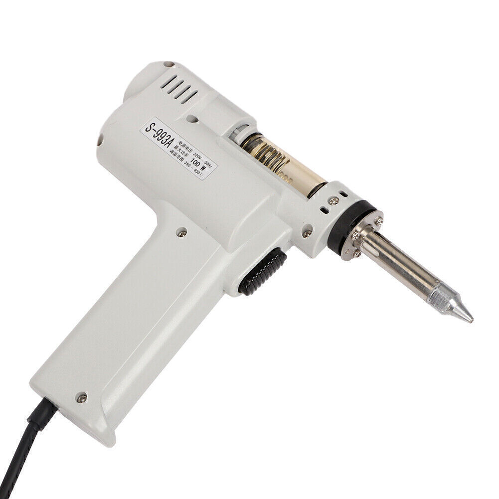 S993A Electric 220V 100W Vacuum Desoldering Pump Solder Sucker Gun