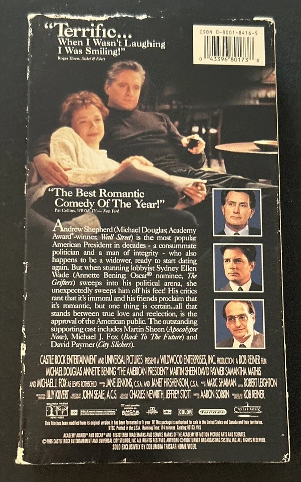 The American President Michael Douglas Annette Bening Martin Sheen Michael J Fox - Image 4 of 4