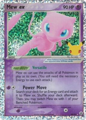 Pokemon 25th Anniversary Celebrations Classic Collection: Mew ex