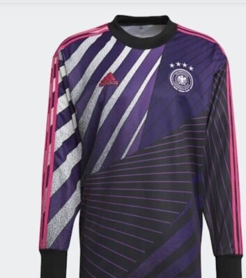 Adidas Germany Icon Long Sleeve Goalie Jersey AEROREADY Men's Size M HF4068 NEW