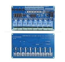 8-Channel Multifunctional Relay Module Delay Auto-Lock Cycle Timer Control
