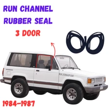Isuzu Trooper Bighorn 3D Model 1984-1987 Window Run Channel Rubber Seal SET