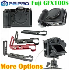 Peipro Alloy Quick Release L-plate Bracket Grip For Fujifilm Fuji GFX100S Camera