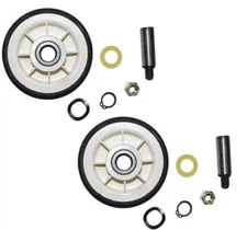 Drum Support Roller Kit For Maytag MDE7658BYW MDG6800AWW MDE7600AYW MDE8600AYW