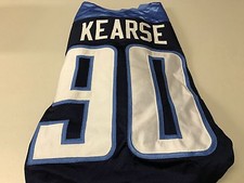 NWT MEN'S JEVON KEARSE #93 RETRO TENNESSEE TITANS NAVY AUTHENTIC REEBOK JERSEY