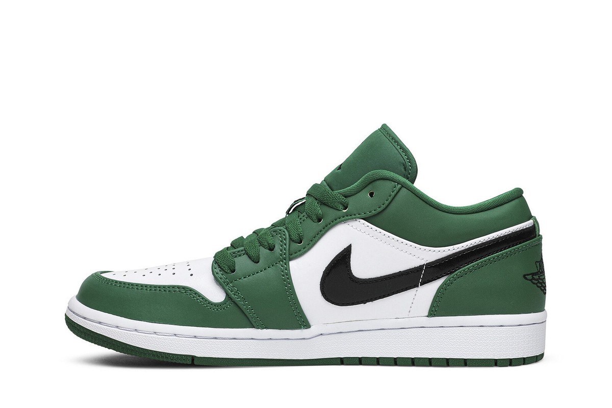 Size 9.5 - Air Jordan 1 Low Pine Green for sale online | eBay