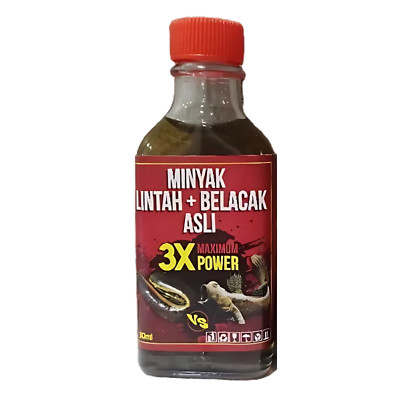 Triple 3X Power Leech Mud-skipper Oil (30ml) 100% Organic Long & Big