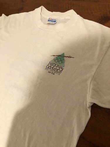 USA Water Polo 1987 National Junior Olympics white 50/50 tee shirt vintage rare - Picture 4 of 8