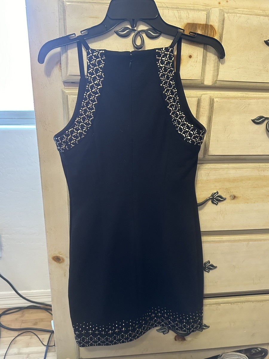 Women's Guess Black With gold Embellishments Dress Sz S New Without Tags | eBay Women's Guess Black With gold Embellishments Dress Sz S New Without Tags | eBay