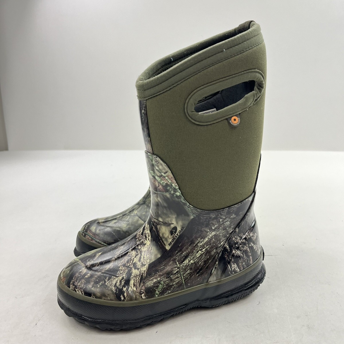 Bogs Kids Classic Mossy Oak Boots Size 10 Hunting Snow Waterproof Outdoors