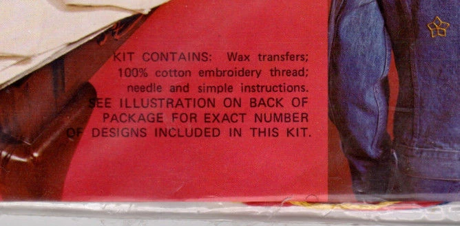 ©1975 SEALED Columbia-Minerva Embroidery Transfers Kit # 6582 "Americana" - Image 4 of 4