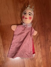 Steiff antique rare queen puppet excellent crown cape royal family exceptional