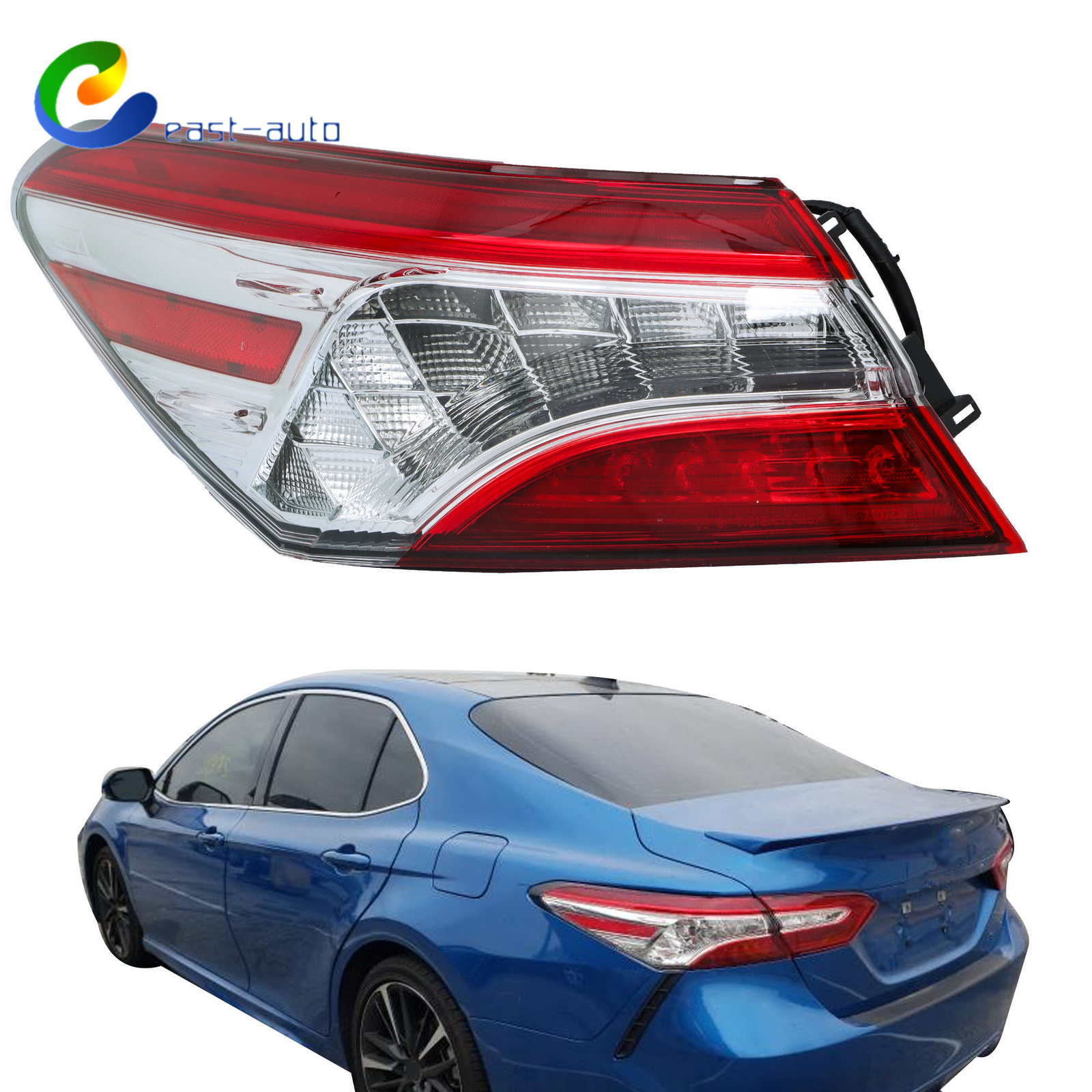 Left Driver Tail Light For 2018-2020 Toyota Camry XLE XSE LED Left Outer Lamp
