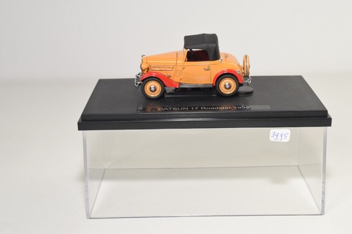 A51 1:43 EBBRO 44536 DATSUN 17 ROADSTAR ROADSTER 1938 ORANGE-BROWN MIB - Picture 2 of 11