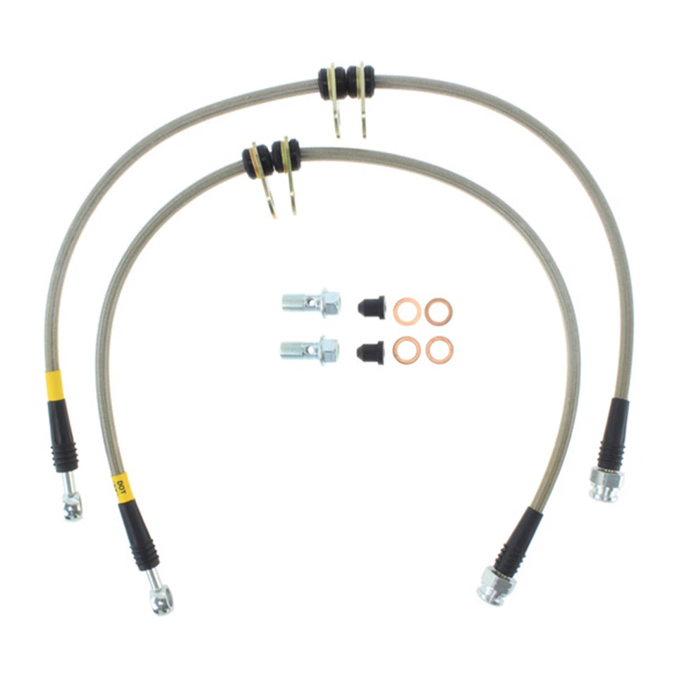 Комплект переднего тормозного троса из нержавеющей стали StopTech Centric для Honda S2000 2000-2005 годов выпуска - Изображение 4 из 4