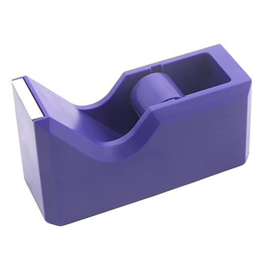 WELSTIK Desktop Tape Dispenser Non-Skid Base, for Packaging in Blue