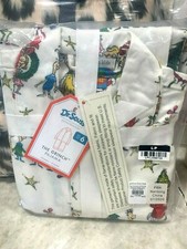 Pottery Barn Kids Dr Seuss Grinch and max two piece FLANNEL pajamas size 6