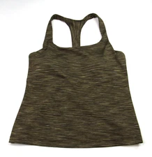 Athleta Transcend Scoop Support Tank Top Womens Medium Built in Bra Cup A-C