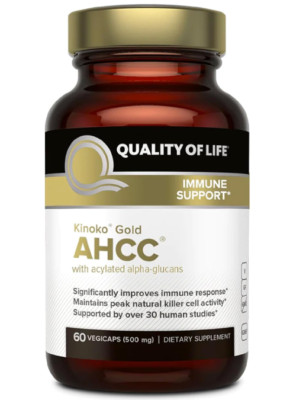 Premium Kinoko Gold AHCC Supplement 500Mg AHCCper Capsule Supports Immune Health