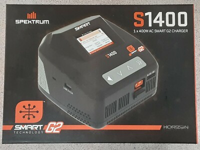 Spektrum RC S1400 G2 AC LiPo Smart Charger 400W SPMXC2040 Brand New!!