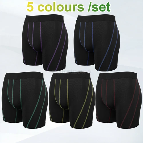 Herren Ultra Super Soft Boxershorts Unterwäsche 5er Pack mit integrierter Beutelstütze - Bild 8 von 17