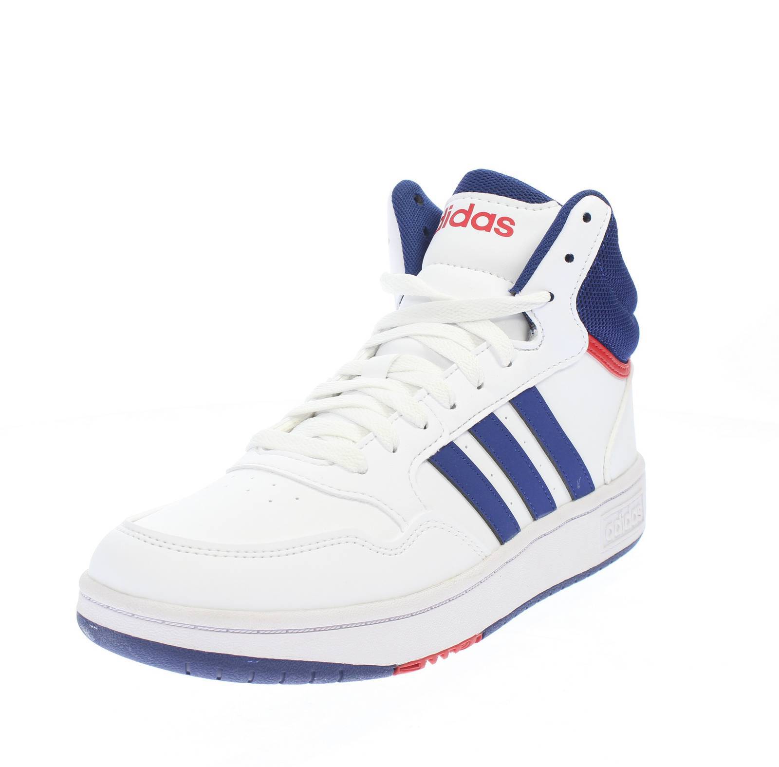 Adidas Hoops 3.0 Mid K Bianco - Taglia 36 2/3 [4 US 22.5cm] Scarpe Ragazzo
