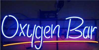 Oxygen Bar 24''x12'' Neon Sign Lamp Light Hanging Nightlight Business Beer EY