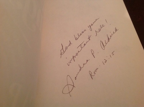 Sandra P Aldrich Autographed Signed Men Read Newspapers Not ... Book Lot Of 2 - Picture 2 of 3