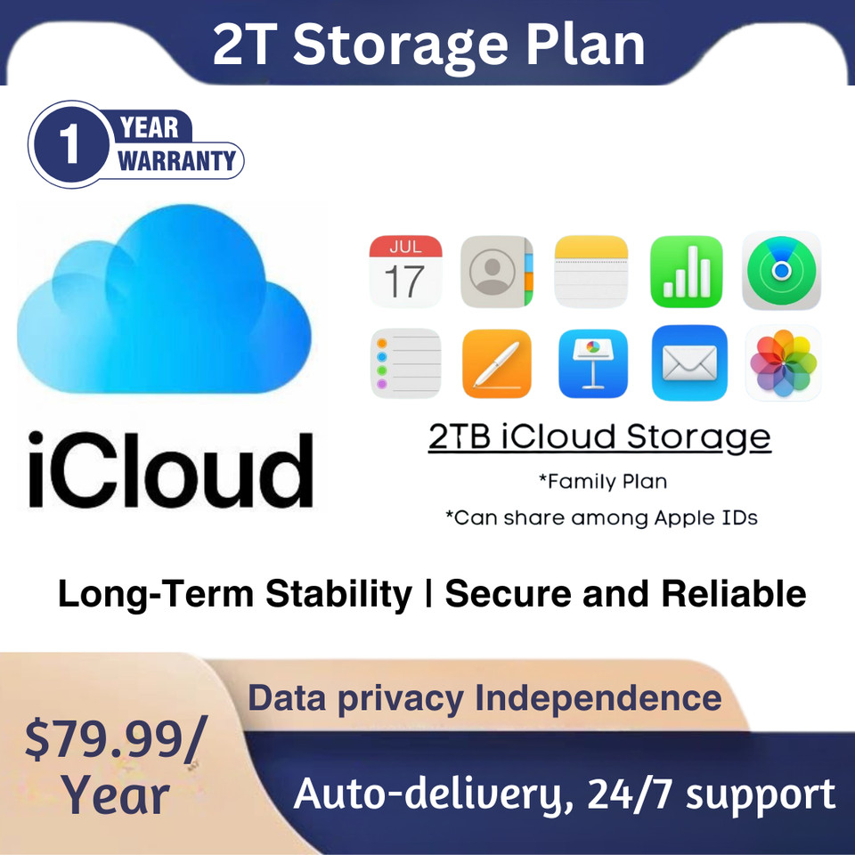 Apple cloud storage 1T/ one year - Digital Delivery - Image 2 of 4