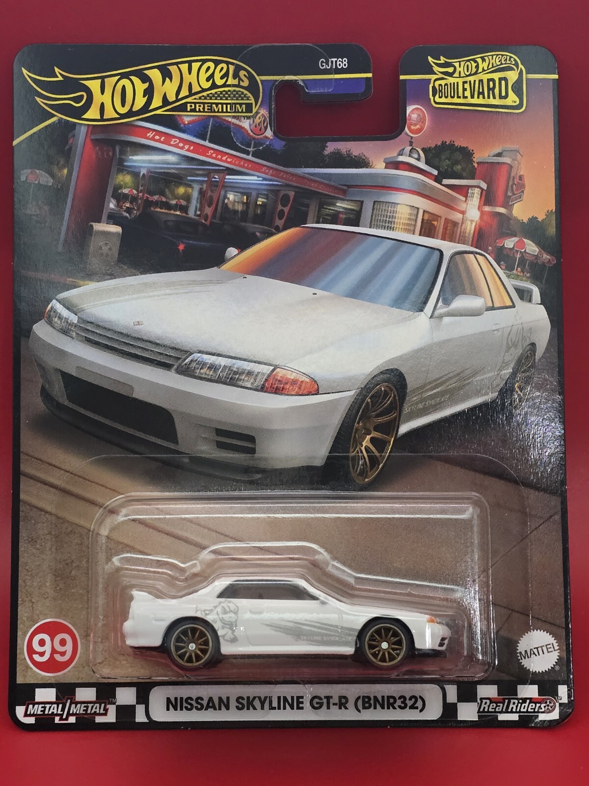 NEW Hot Wheels Boulevard NISSAN SKYLINE GT-R (BNR32) Cute GODZILLA