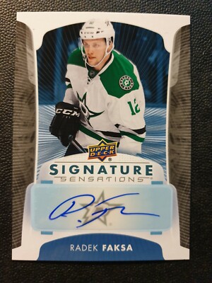 2017-18 Upper Deck Signature Sensations #SSRF Radek Faksa E