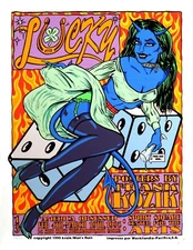 Frank Kozik Lucky Art Exhibition Poster1995 Charlotte