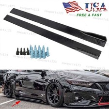 2m Carbon Fiber Style For Nissan Altima 2008-2022 Side Skirt Splitter Lip Xue