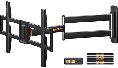 Corner TV Wall Mount Long Arm TV Mount Bracket for 37-75 Inch TVs-Full Motion...