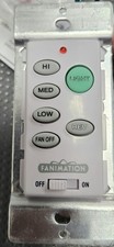 Fanimation C21 White 3 Speed Reversible Fan  Light Wall Control 840506001602