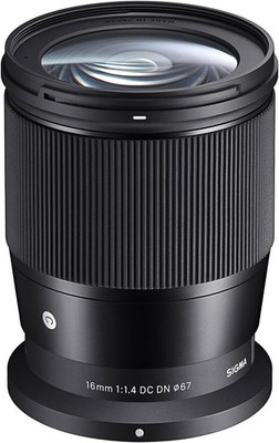 Sigma 16mm F1.4 DC DN C Nikon Z Mount Wietwinkel-Objektiv 1 J. Gewährleistung