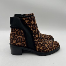 NWOB Crown Vintage Shoes Cheetah Print Maiy Bootie Size 6M