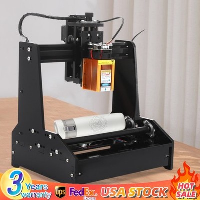 Portable 15W Cylindrical Laser Engraving Machine Desktop Metal Engraver Printing