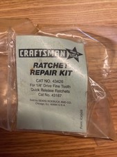 Vintage Nos Craftsman 14 Drive Ratchet Repair Rebuild Kit 43426 Usa Sealed Vintage Nos Craftsman 14 Drive Ratchet Repair Rebuild Kit 43426 Usa Sealed